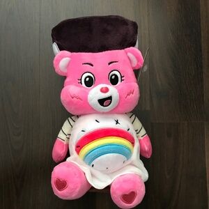 NEW Care Bears 9" Universal Monsters Cheer Bear as Bride of Frankenstein Plush